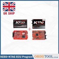 Package Offer V2.7 Kess V2 V5.017 Online Version Plus Ktag 7.020 V2.23 Red PCB EURO Version