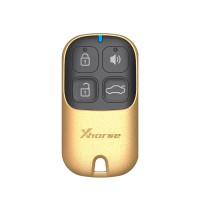 XHORSE XKXH02EN Universal Remote Key 4 Buttons for VVDI Key Tool Golden Style English Version  10pcs/lot