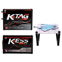 Ktag KTM100 FW V7.020 SW V2.25+  Kess V2 V5.017 + LED BDM FRAME LED ECU Programming Adapter