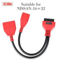 Autel 16+32 Gateway Adapter for Nissan Sylphy Sentra (Models with B18 Chassis) Key Adding without Password Used with IM608 IM508
