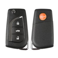 XHORSE VVDI2 Toyota Type Wireless Universal Remote Key 3 Buttons (Individually Packaged)