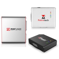 Package Offer For PCMtuner ECU Programmer + Silver Color FetrotechTool + PCMTuner dFlash Bench Programmer