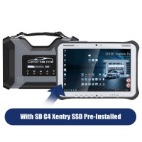 Full Set SUPER MB PRO M6+ With Panasonic FZ-G1 I5 Tablet  And MB Star SD C4 Xentry SSD 256GB