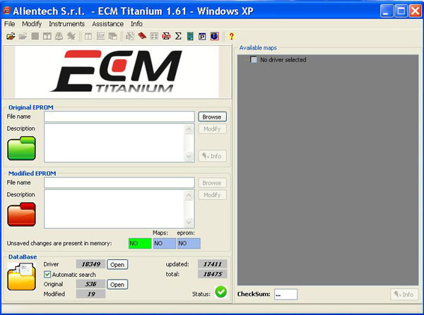 NEW VERSION ECM TITANIUM V1.61 with 18475 DRIVER