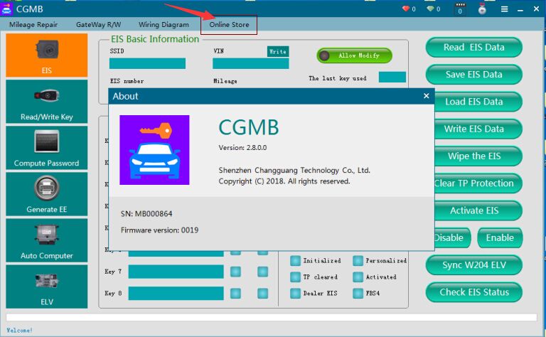 How to activate CGDI Prog MB