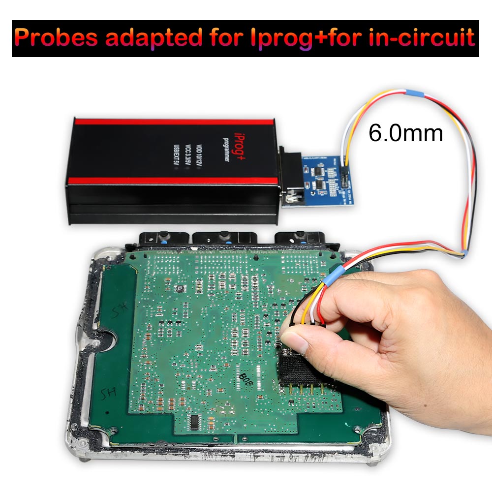 Probes adapted connect with IPROG+ 6