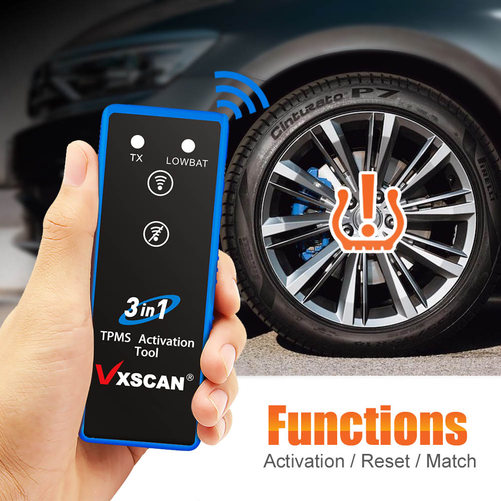 VXSCAN 3 in 1 Tire Pressure TPMS Activation Tool