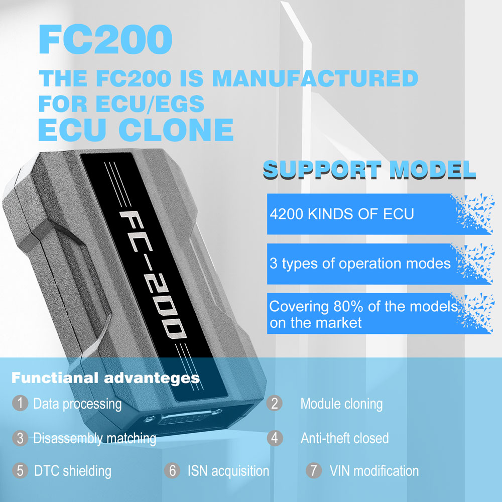  CGDI FC200 functions