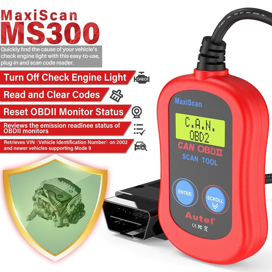 Autel MS300 OBD2 Scanner Car Code Reader 2