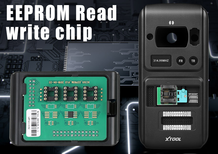 XTOOL KC501 Key and Chip Programmer functions