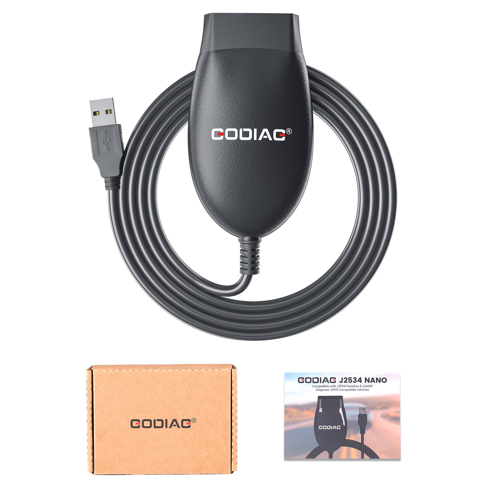  GODIAG J2534 Cable package