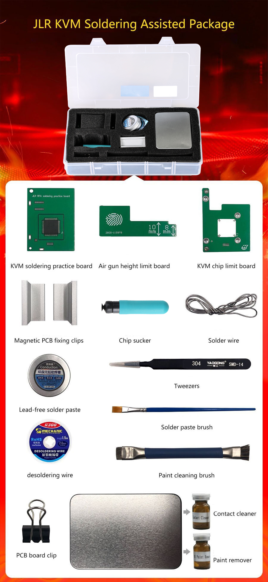 YANHUA JLR KVM Soldering Assisted Package