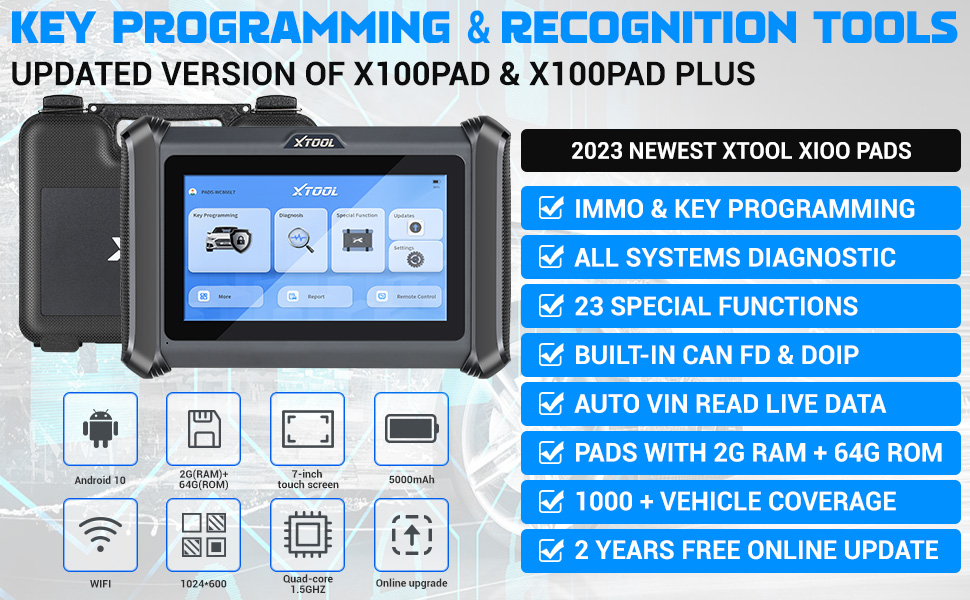 xtool x100 pads full system diagnostic