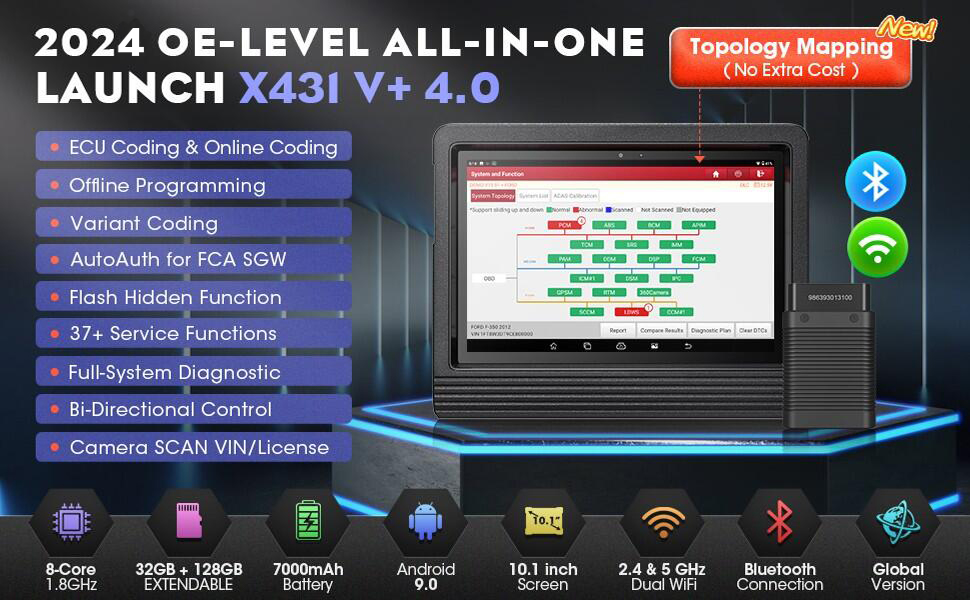 Launch X431 V+ features