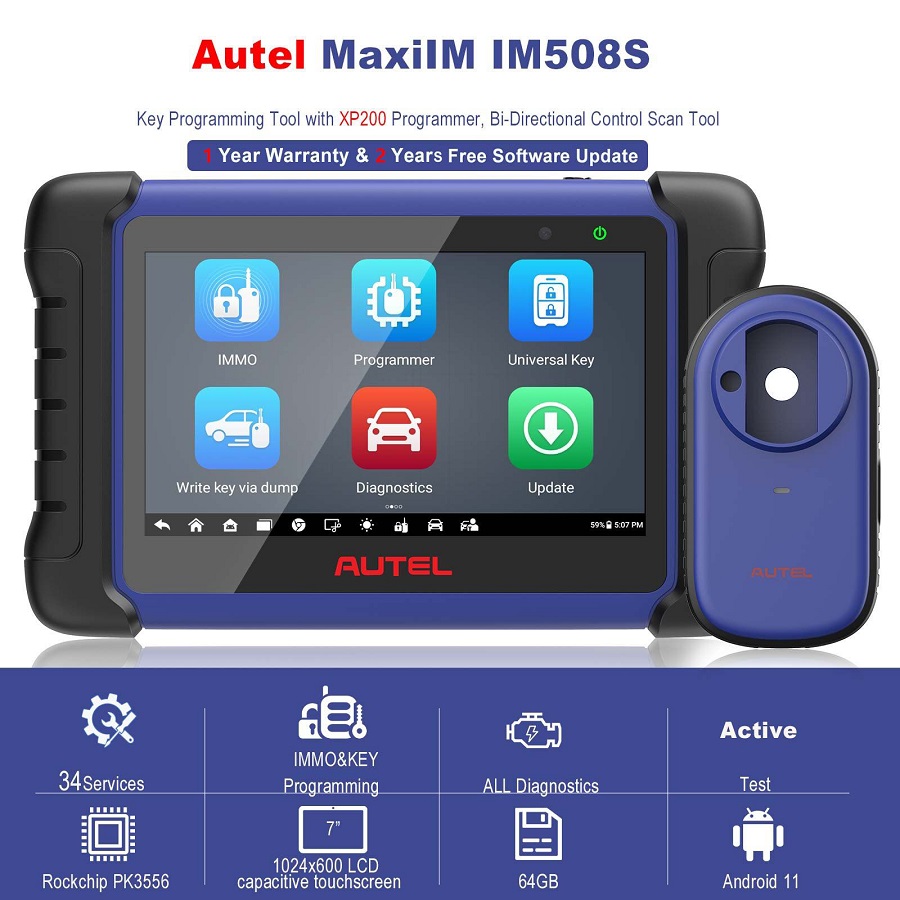 Autel MaxiIM IM508S features